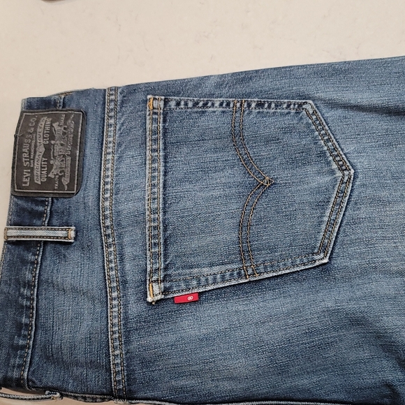Levi 569 jeans  worn 40W 30L Faded Blue - Picture 2 of 5